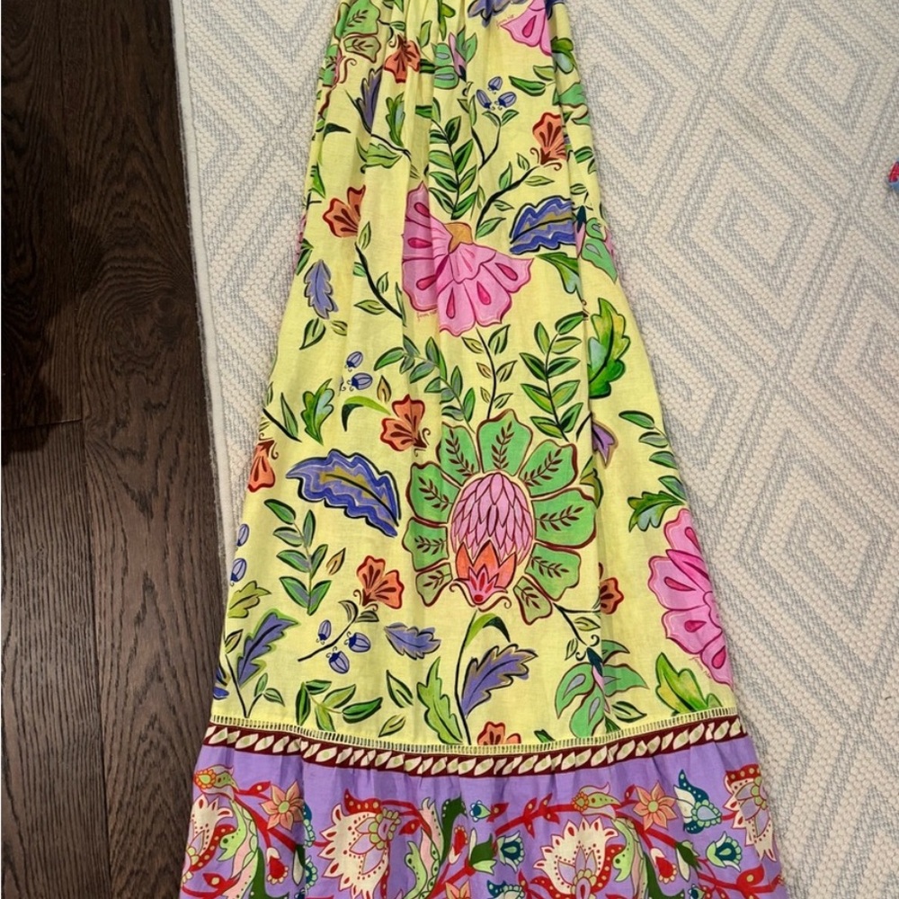 FARM Rio Maxi Dress with Yellow and Purple Accents - Picture 2 of 5
